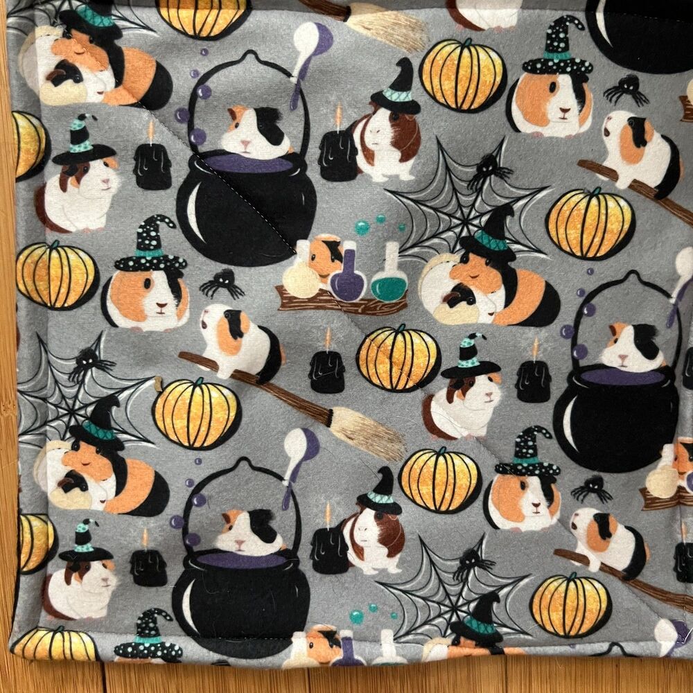 Guinea Pig P Piddle Pads Washable Fleece 12” Pair Lot 2 New Broomstick Fall